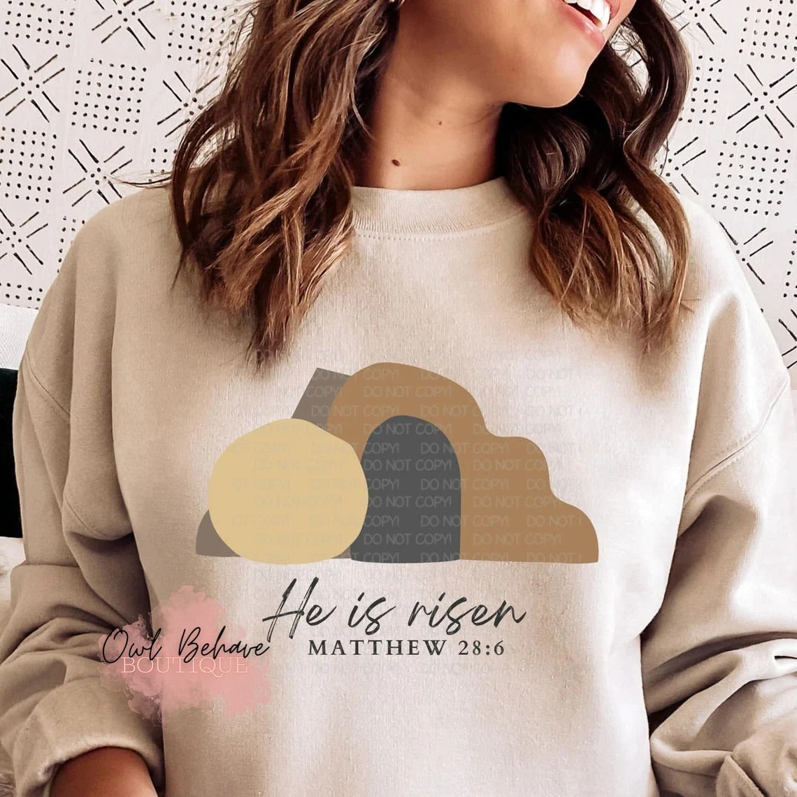 He Is Risen Crewneck Sweatshirt