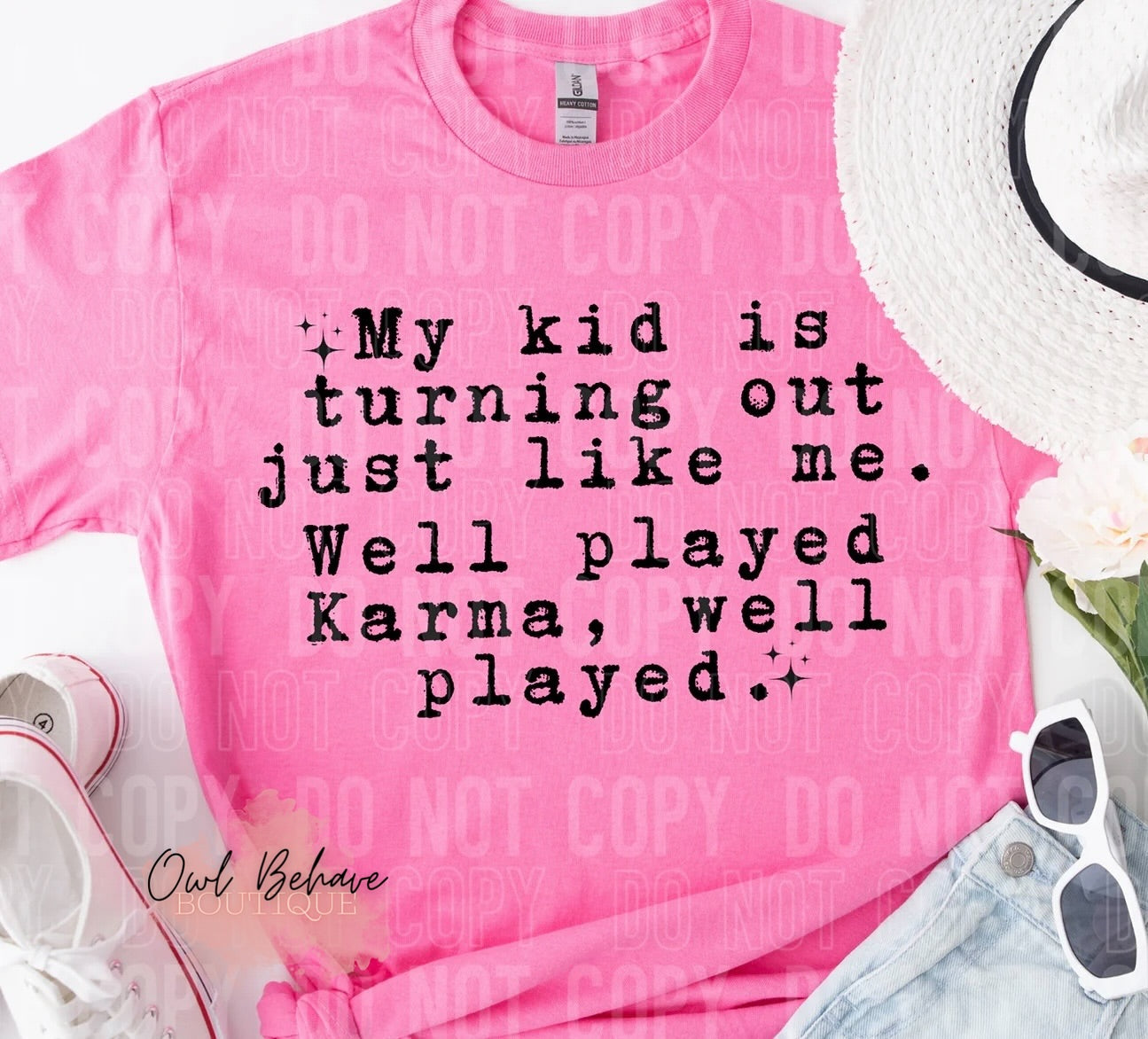 Well Played Karma Adult T-Shirt